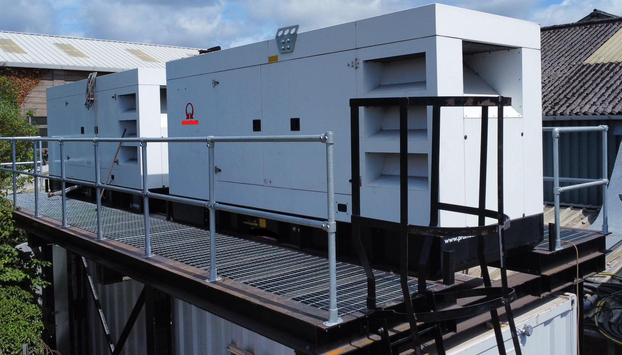 Generator Structure on Container - 4